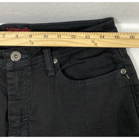 Wrangler‎ Jeans Womens Size 10 P Black Denim Boot Cowgirl - Picture 7 of 10